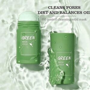 Green Tea Blackhead Remover Green Mask Stick - Oil Control Cleansing Solid Mask